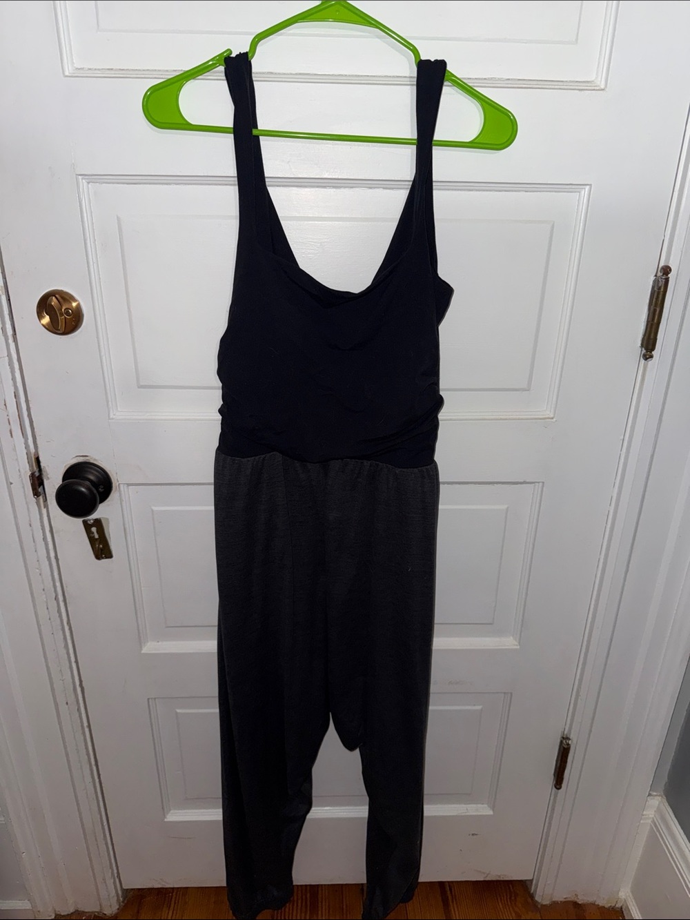 FP Movement by Free People Black & Charcoal Sleeveless Jumpsuit